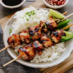 Teriyaki Chicken on a Stick