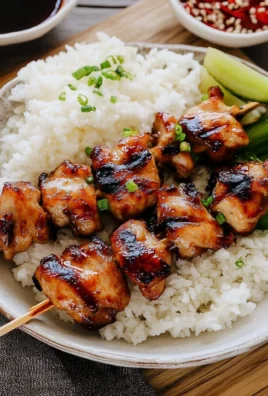 Teriyaki Chicken on a Stick