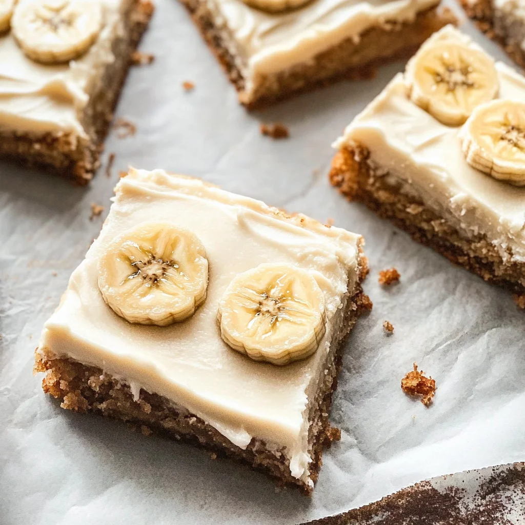 Banana Bars with Cream Cheese Frosting