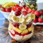 Banana Split Trifles