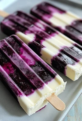 Blackberry Lime Cheesecake Popsicles