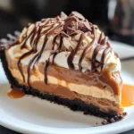 Chocolate Peanut Butter Caramel Mousse Pie