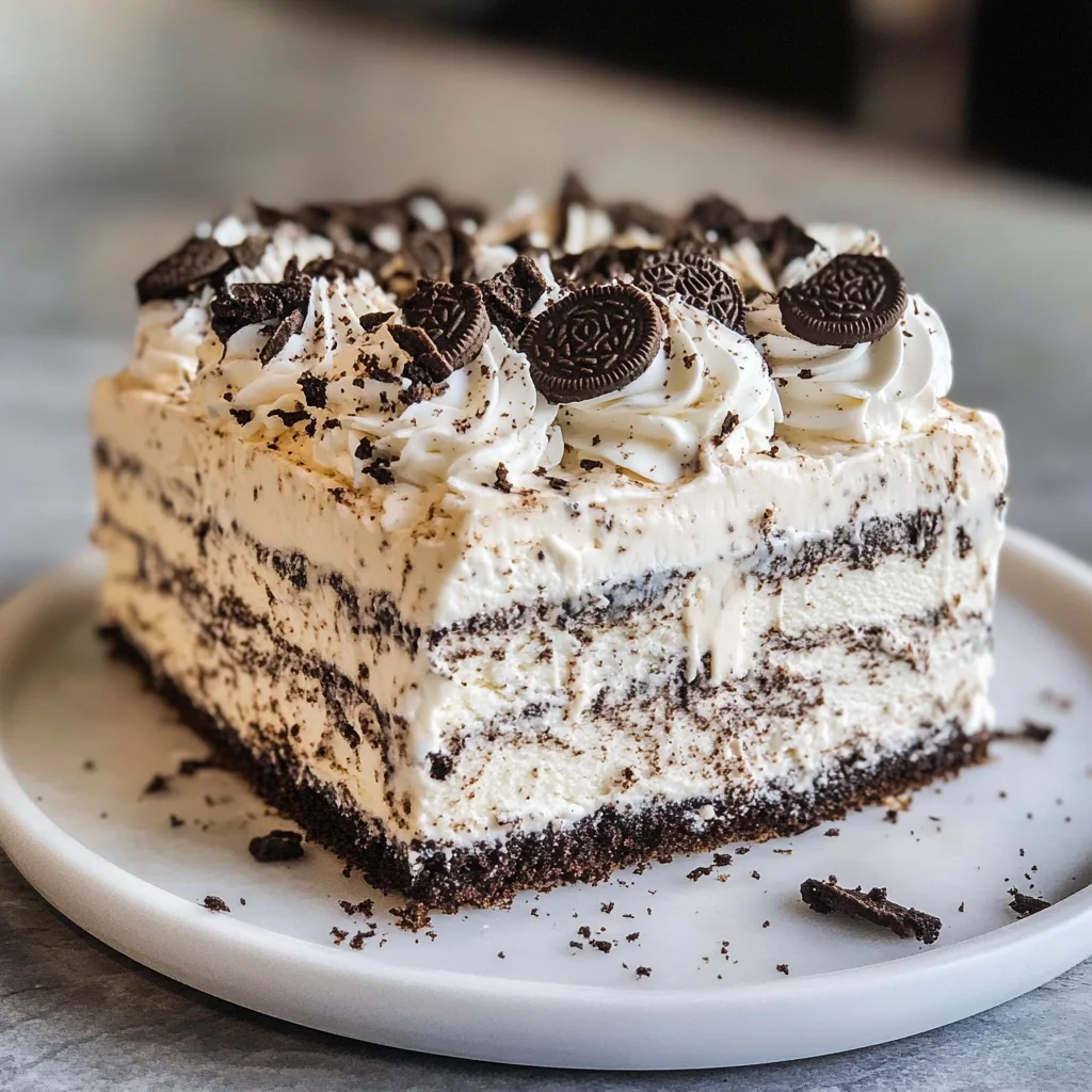 Cookies and Cream Ice Cream Cake