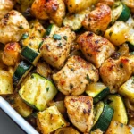 Easy Baked Chicken and Zucchini Recipe