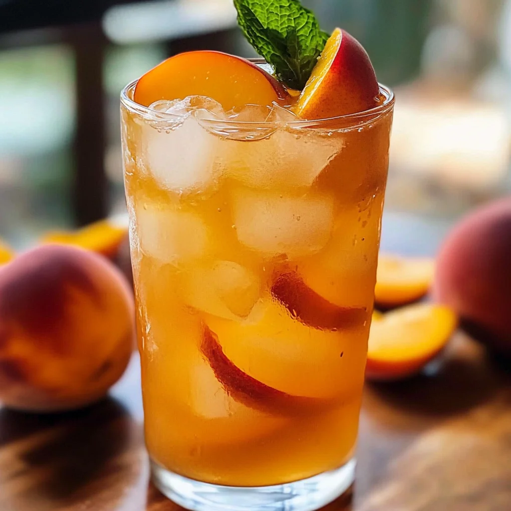 Easy Peach Tea Recipe!