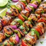 Fajita Chicken Kebabs