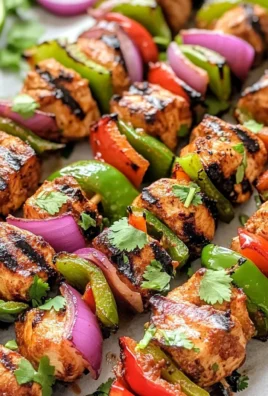 Fajita Chicken Kebabs