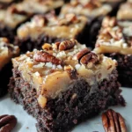German Chocolate Brownies