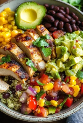 Grilled Chicken Burrito Bowls with Avocado Salsa