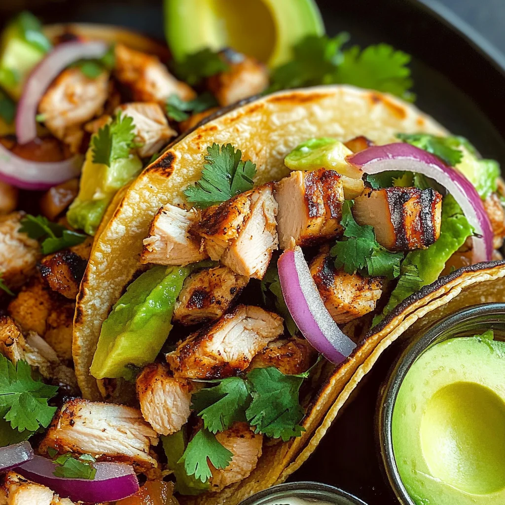 Grilled Chicken Street Tacos