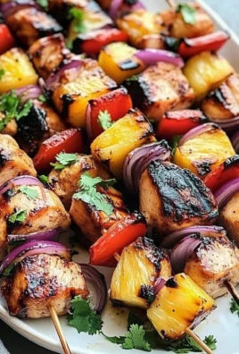 Hawaiian Chicken Skewers