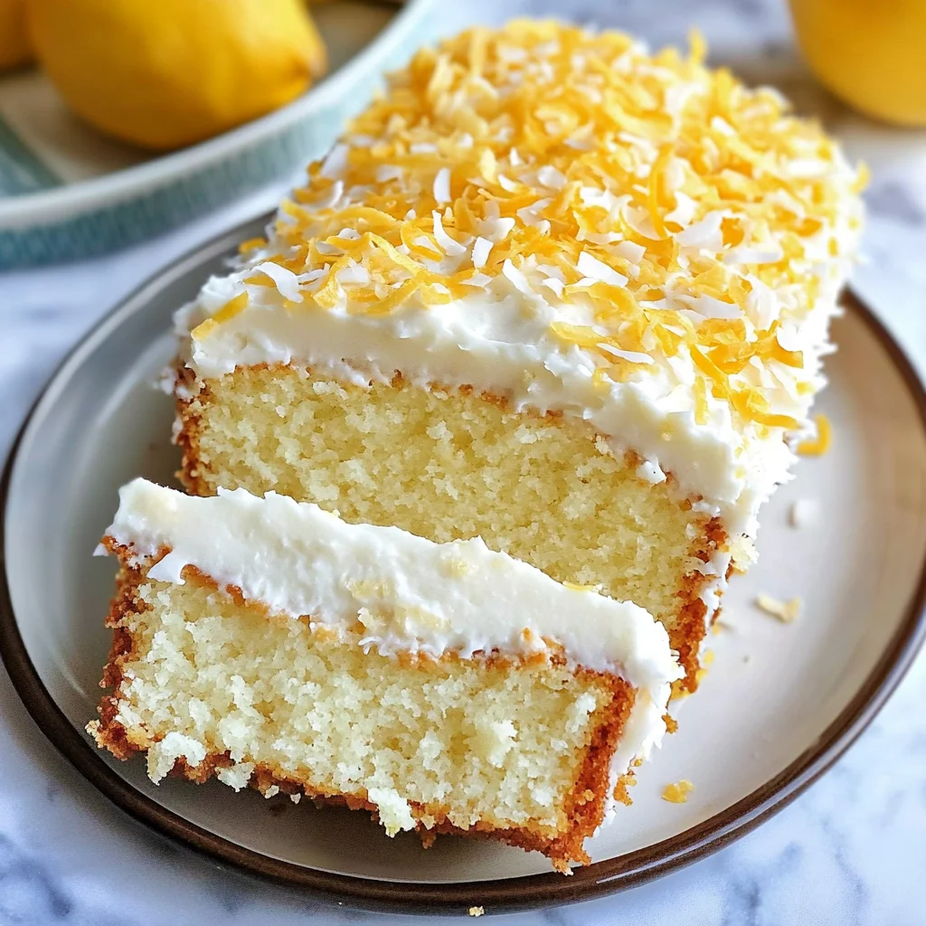 Lemon Coconut Cake
