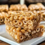 No Bake Peanut Butter Cheerio Bars