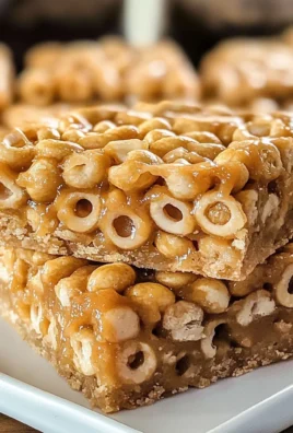 No Bake Peanut Butter Cheerio Bars