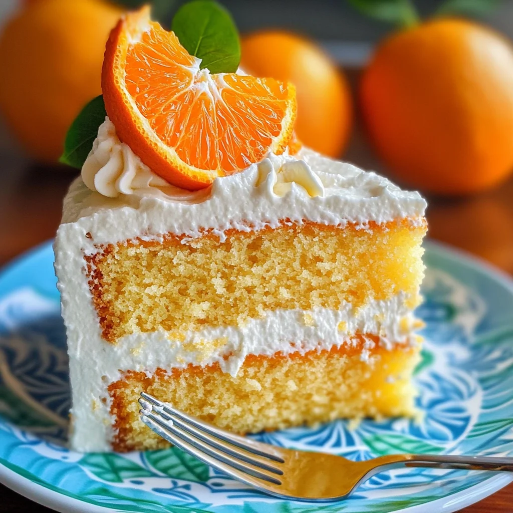 Orange Creamsicle Cake