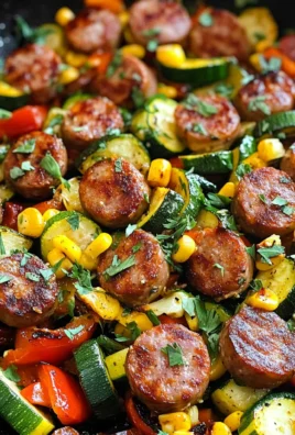 Sausage and Veggies Skillet - 30 Minute, One-Pan Meal