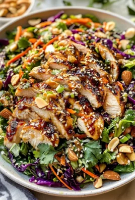 Sesame Chicken Cabbage Crunch Salad