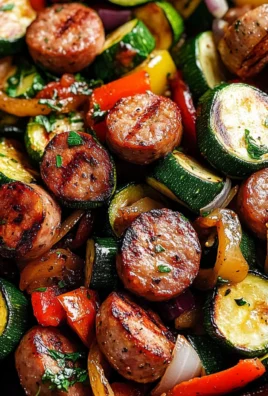 Skillet Sausage and Zucchini