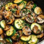 Skillet Zucchini and Mushrooms