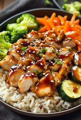 Teriyaki Grilled Chicken and Veggie Rice Bowls