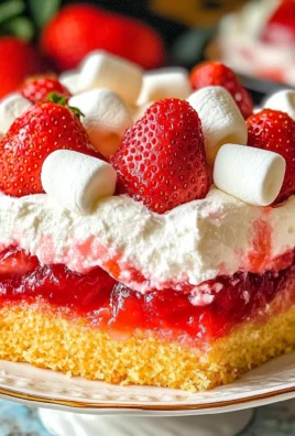 Upside Down Strawberry Cake