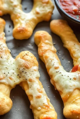 Cheesy Halloween Breadstick Bones
