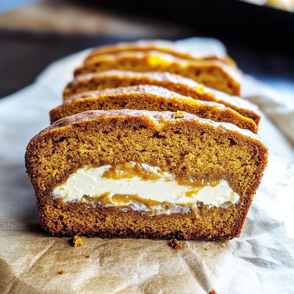 Cream Cheese-Filled Pumpkin Bread