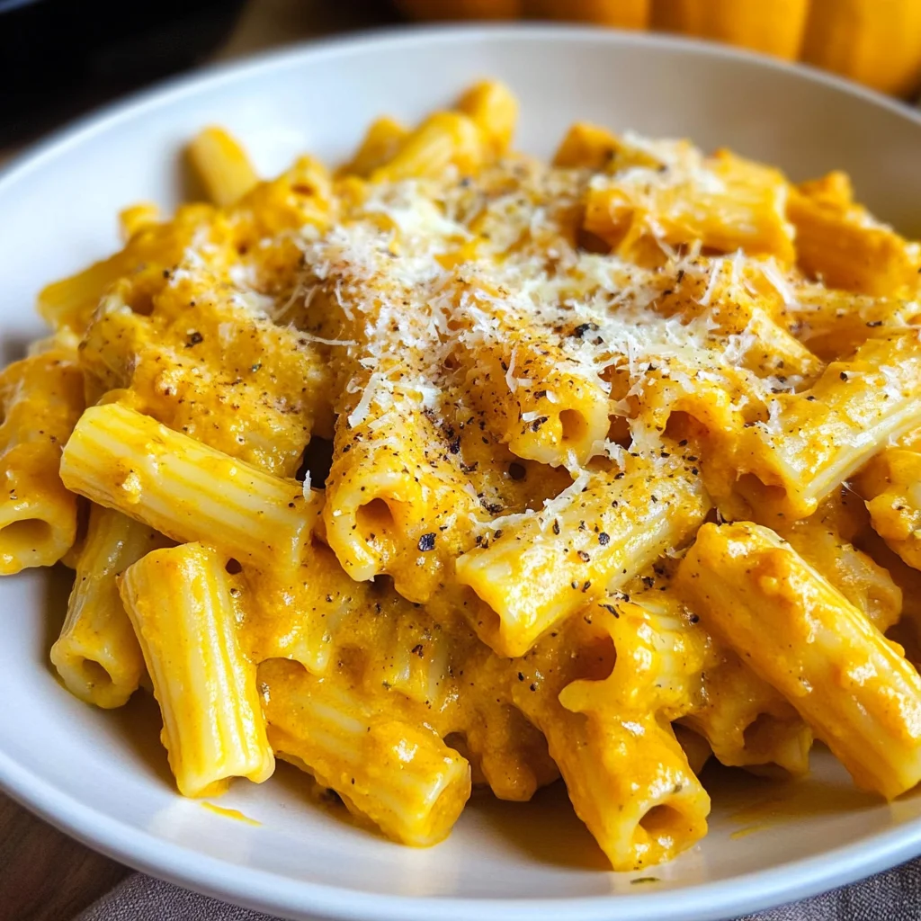 Creamy Parmesan Pumpkin Pasta