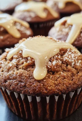 Glazed Gingerbread Muffins