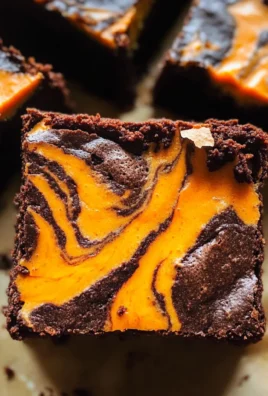 Halloween Cream Cheese Swirl Brownies