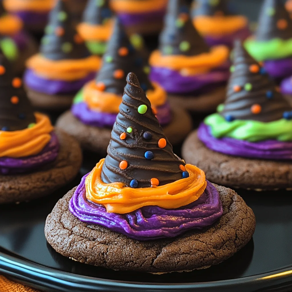 Halloween Witch Hat Cookies