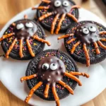 Oreo Spider Halloween Cookies