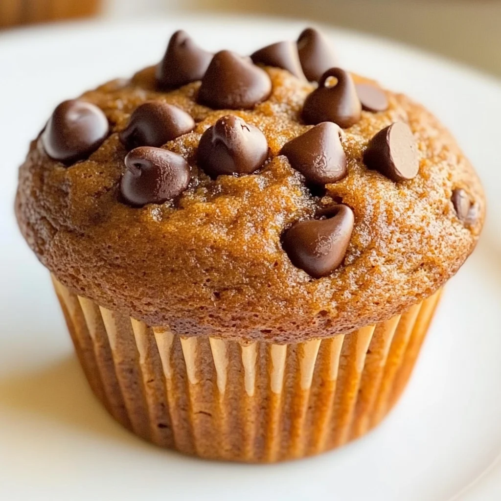 Pumpkin Chocolate Chip Muffins