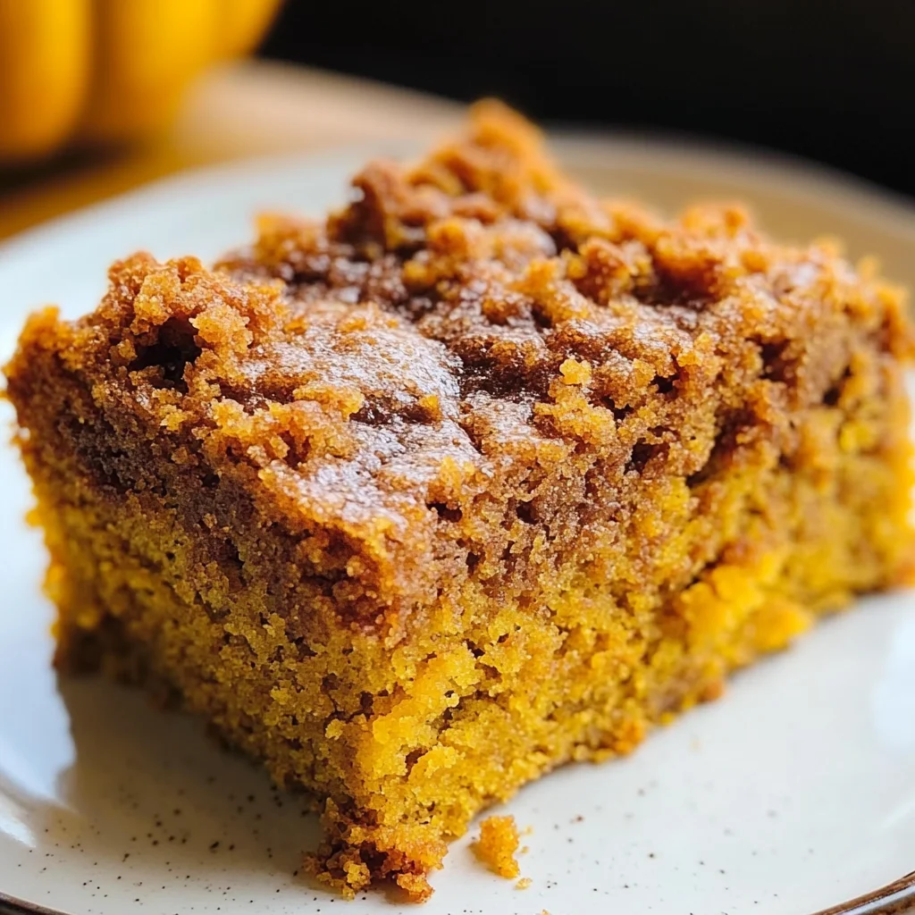 Pumpkin Coffee Cake