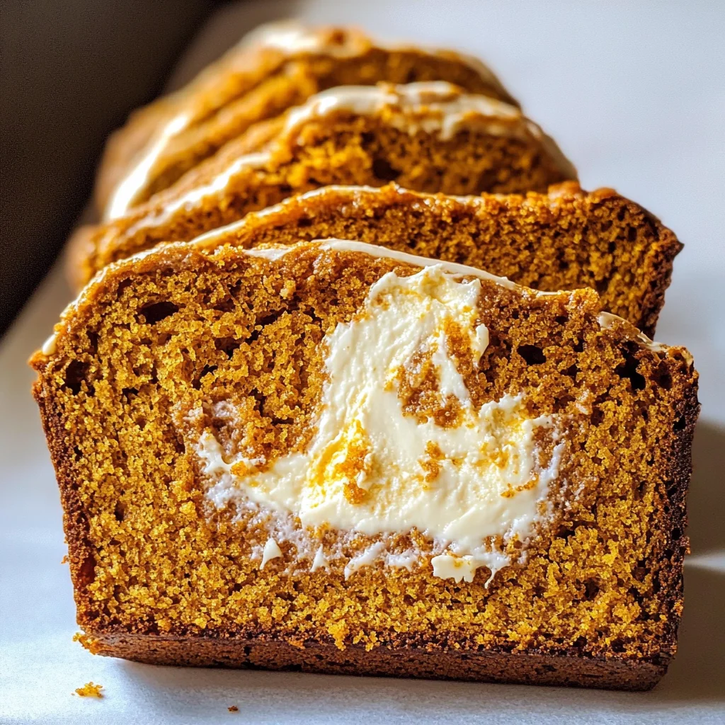 Pumpkin Cream Cheese Bread