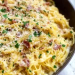 Spaghetti Squash Carbonara
