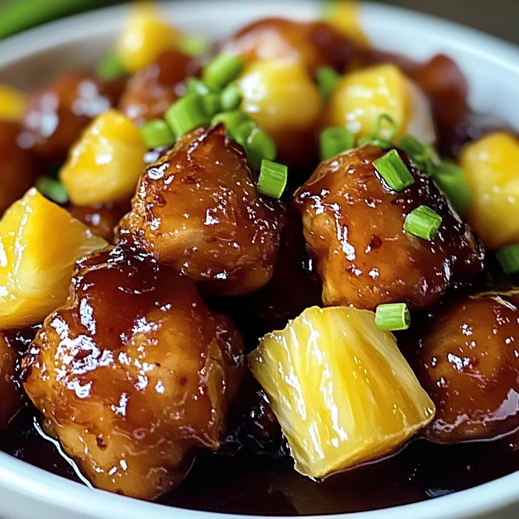 Brown Sugar Pineapple Chicken