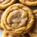 Chewy Pumpkin Snickerdoodle Cookies
