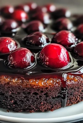 Chocolate Cherry Upside Down Cake