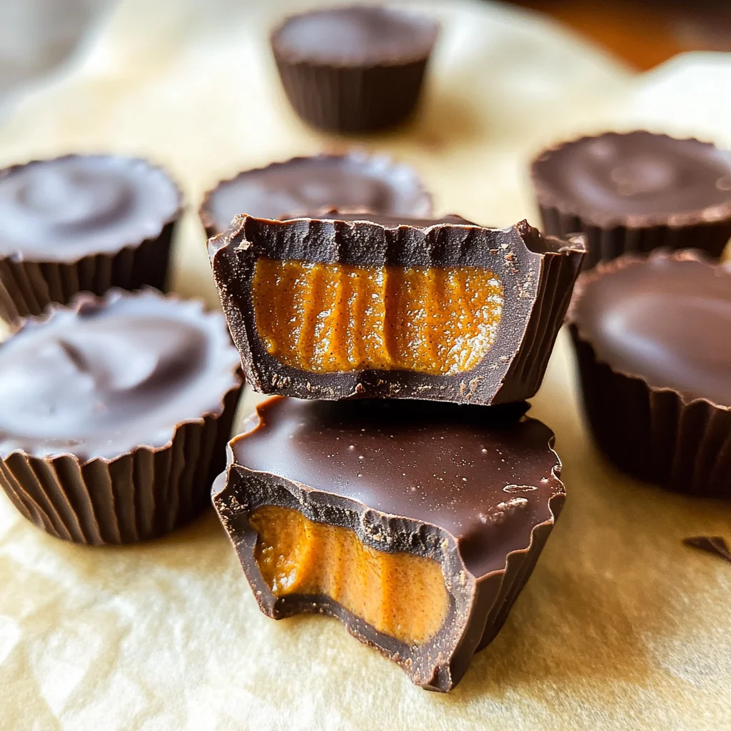 Chocolate Pumpkin Butter Cups