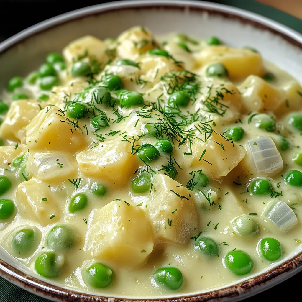 Creamed Peas and Potatoes