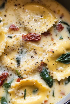 Creamy Tuscan Ravioli Soup : Comfort in Every Spoonful