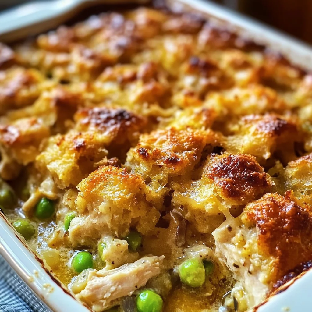 Dolly's Chicken and Stuffing Casserole
