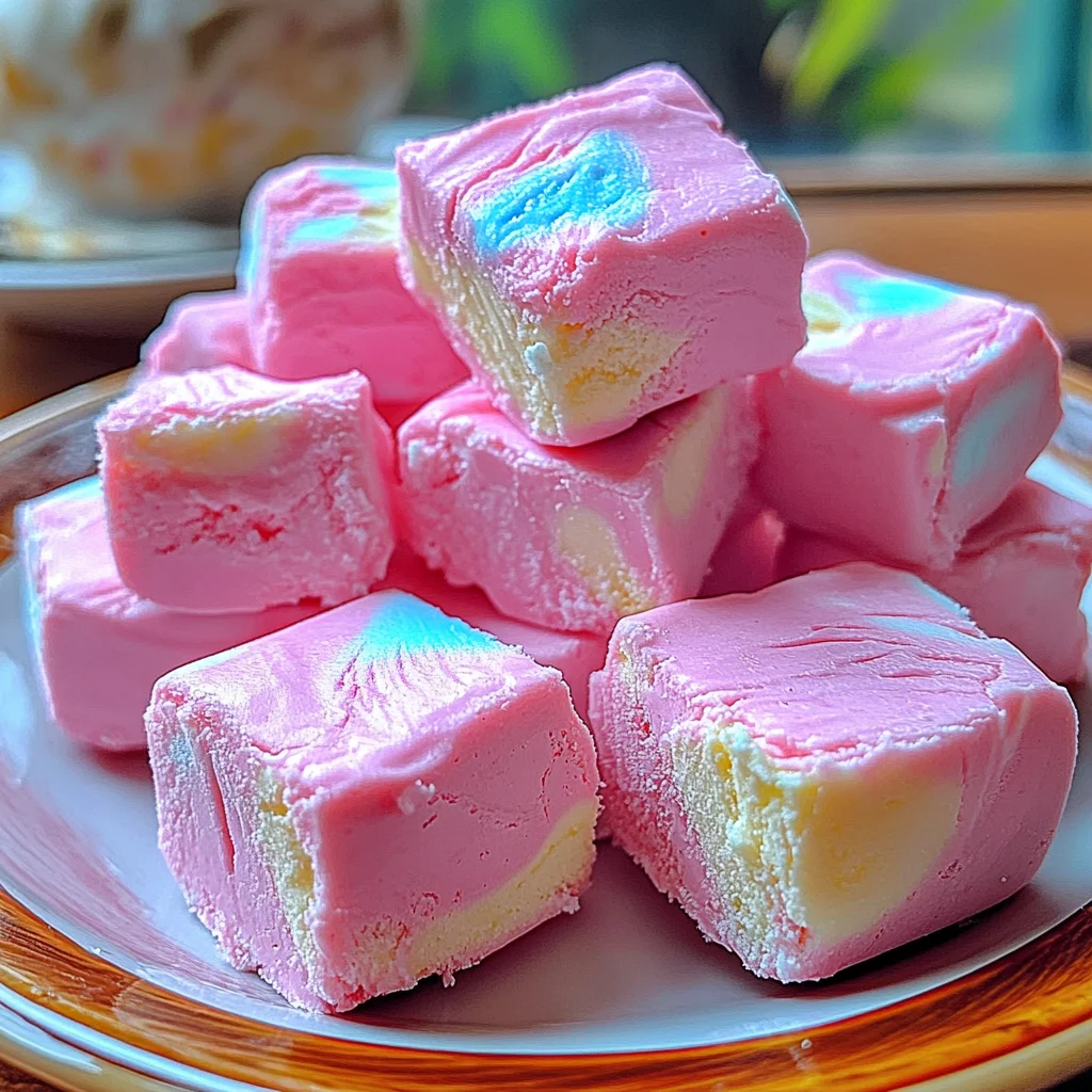 Fluffy Cotton Candy Fudge