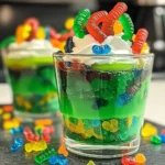 Gummy Worm Jello Cups Recipe