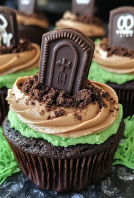 Halloween Graveyard Cupcakes