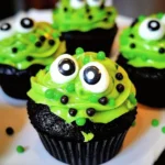 Halloween Slime Cupcakes