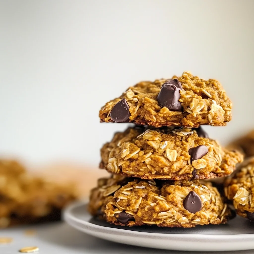 Healthy Pumpkin Oat Cookies