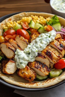 Mediterranean Chicken Gyros with Creamy Feta Tzatziki