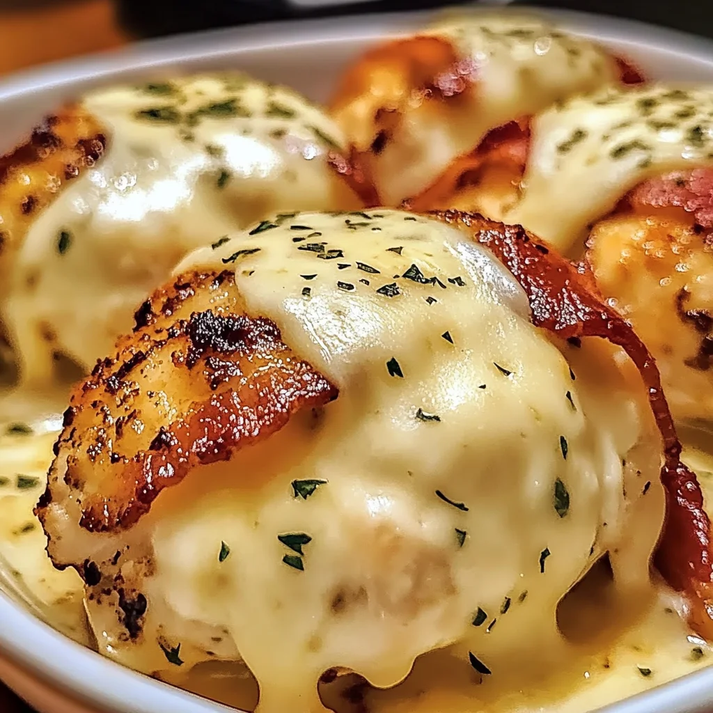 Melted Mozzarella & Ranch Chicken Bombs